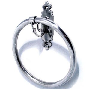 Classic Towel Ring - Antique Silver Plate